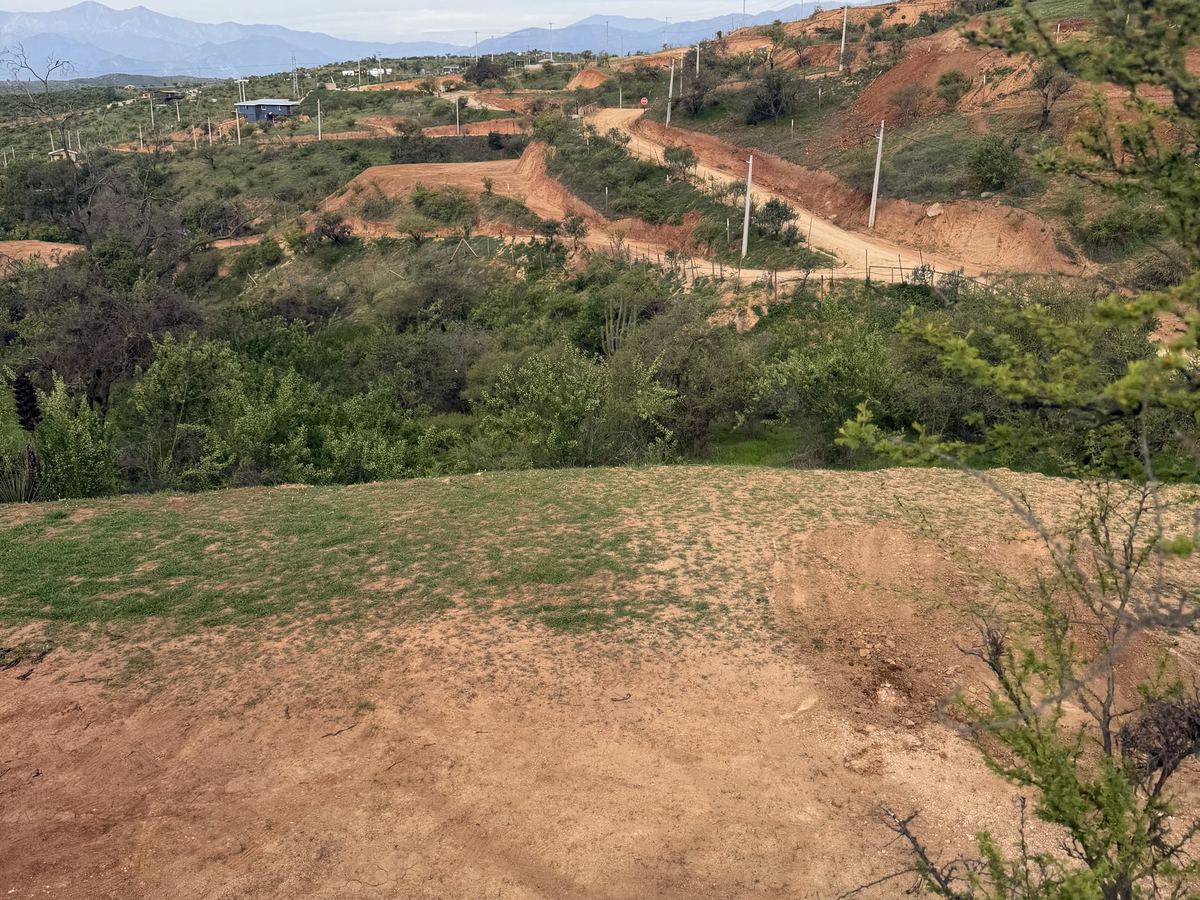Vista del valle desde una parcela